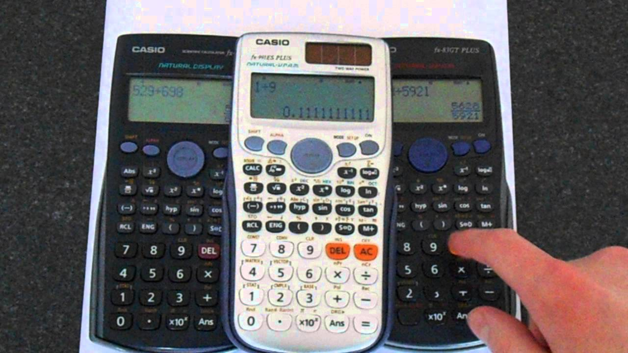 Casio Calculator Fractions To Decimals And Back YouTube Casio Calculator Fractions To Decimals and Back YouTube