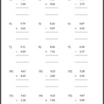 Decimals Worksheets Decimals Worksheets Grade 5 Math Worksheets