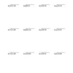 Dividing Decimals By 1 Digit Tenths A