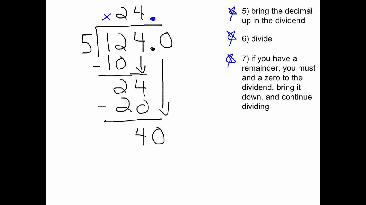 Dividing Decimals decimal In Both Dividend Divisor YouTube