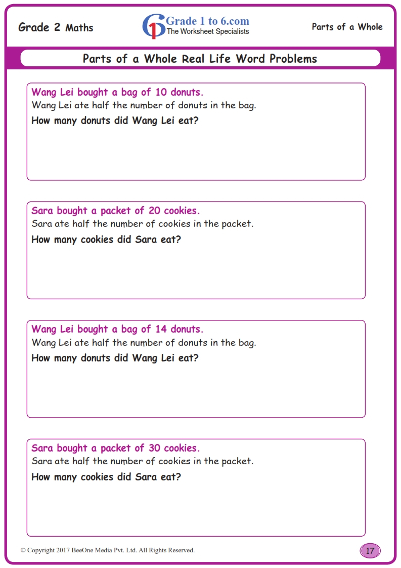 Fractions Word Problems Worksheets Grade 2 Www Grade1to6 Fractions Word Problems Worksheets Grade 2 www grade1to6