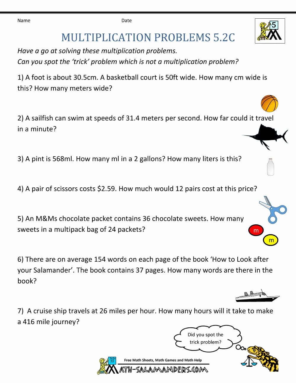 Multiplying Decimals Word Problems Worksheets 5Th Grade Db Excel Multiplying Decimals Word Problems Worksheets 5Th Grade Db excel
