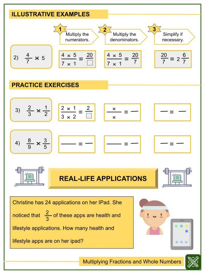 Multiplying Fractions And Whole Numbers 5th Grade Math Worksheets 5th Multiplying Fractions And Whole Numbers 5th Grade Math Worksheets 5th