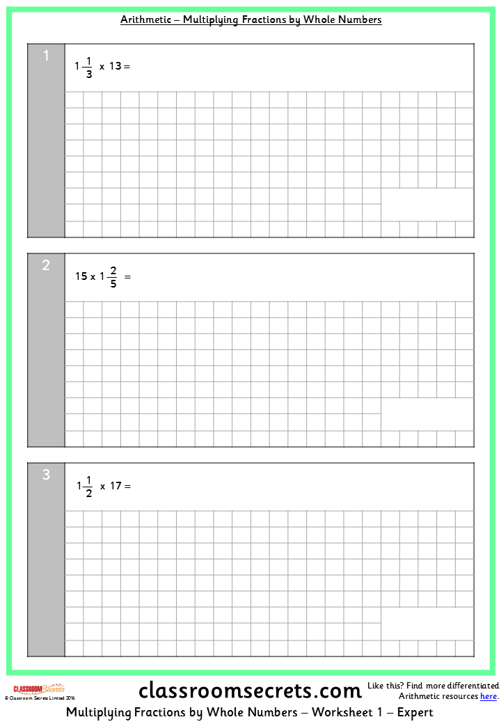 Multiplying Fractions By Whole Numbers KS2 Arithmetic Test Practice Multiplying Fractions By Whole Numbers KS2 Arithmetic Test Practice