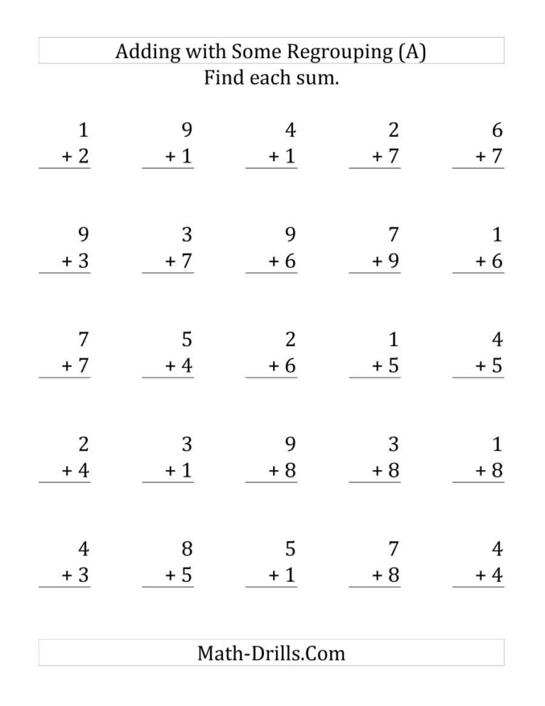 Www Math Drills Addition Worksheets Worksheet Hero - Decimalworksheets.net